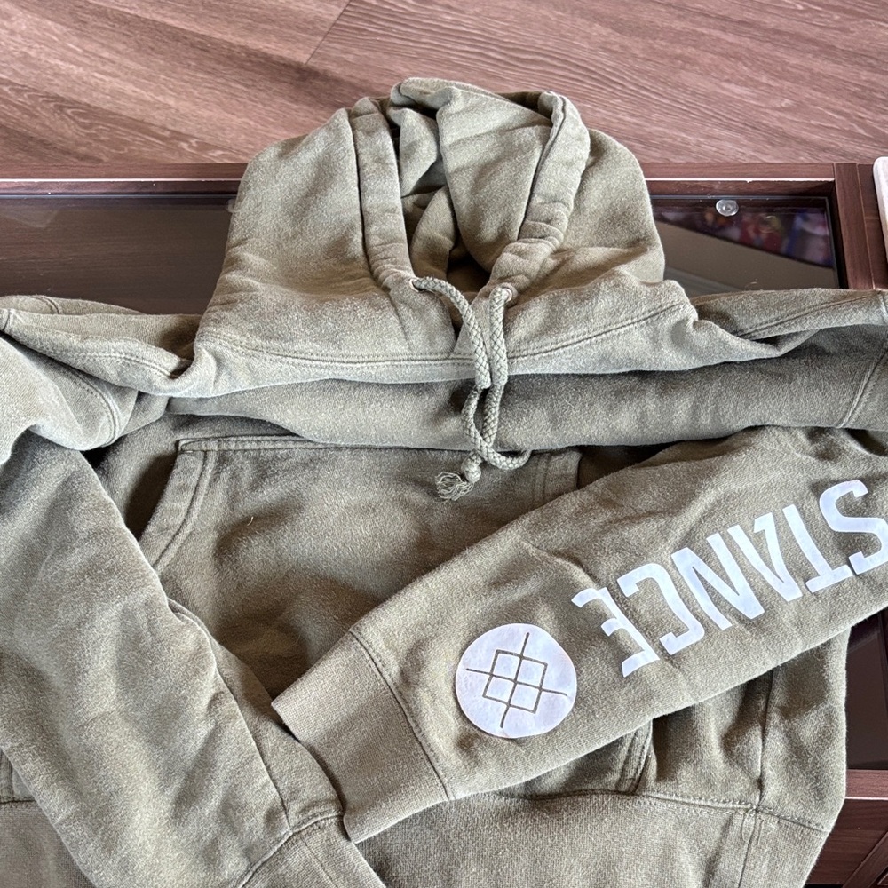 Green stance hoodie